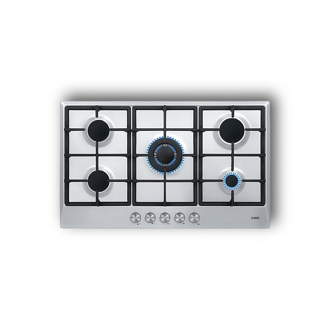 5 BURNES GAS on INOX - 90 CM Turkey