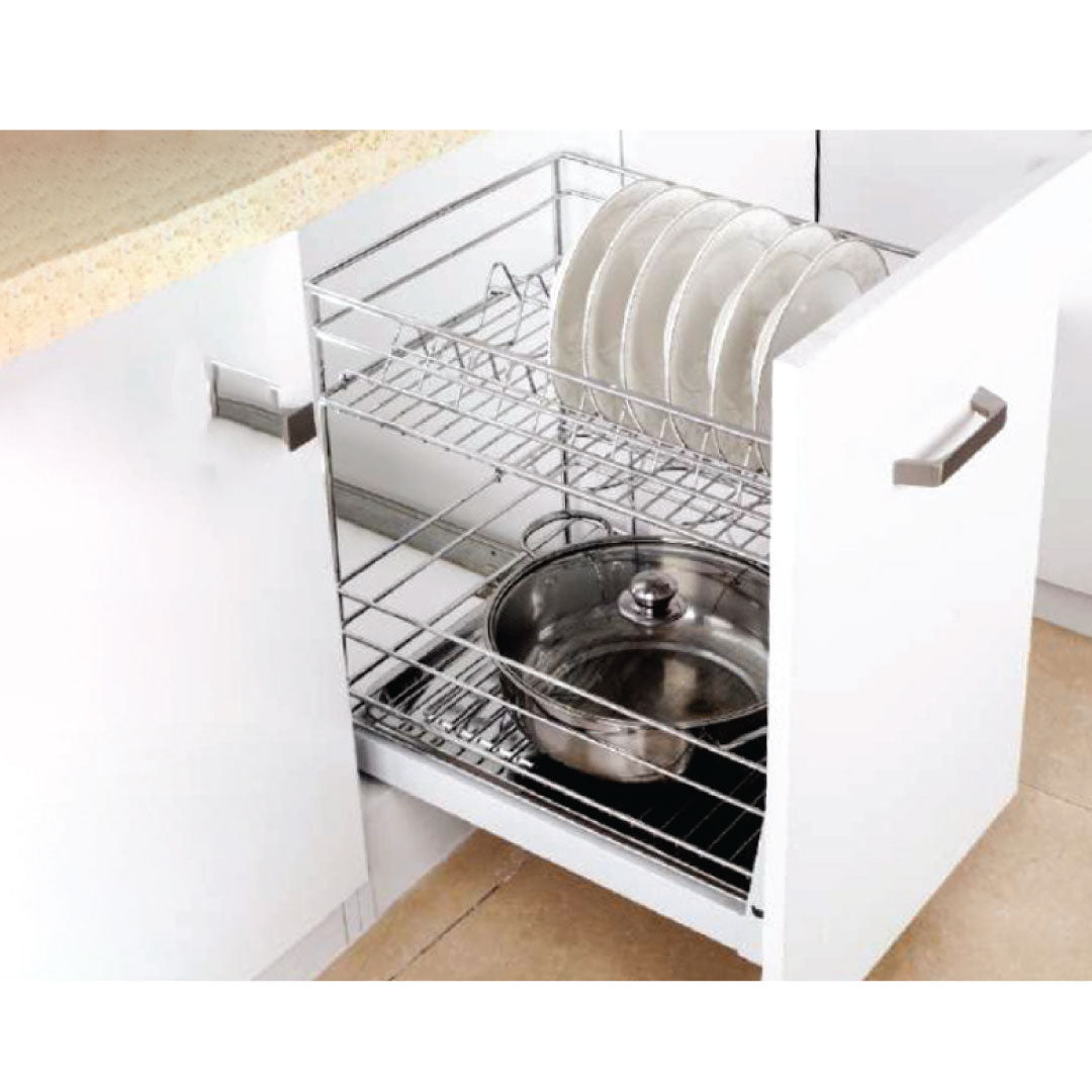 PLATE HOLDER DOUBLE BASKET