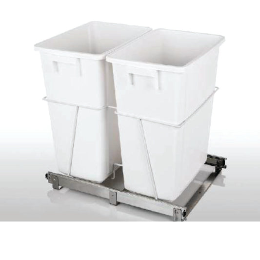 DOUBLE WASTE BIN 35 LITER