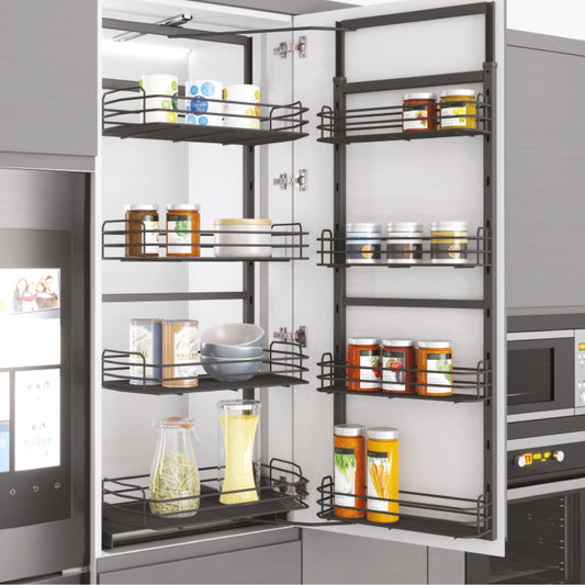 Twin larder With Side Undermount Rail