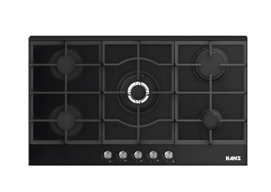 GAS HOB ON GLASS - 90 CM