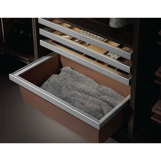 LEATHER CLOTHES BASKET