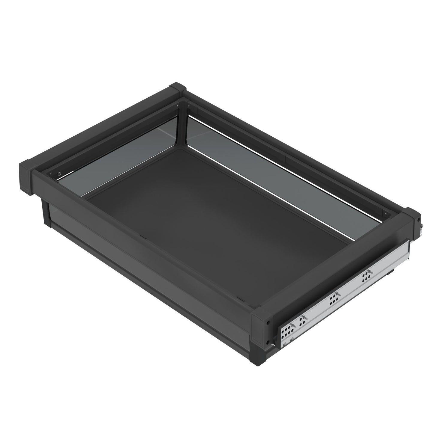 Aluminum drawer 80cm undermount rail